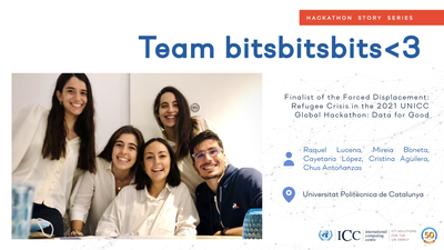 Un equip d'estudiantes del grau en Ciència i Enginyeria de Dades de la UPC, finalistes del UNICCHackathon2021